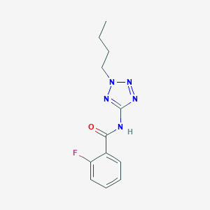 molecular formula C12H14FN5O B278280 N-(2-butyl-2H-tetraazol-5-yl)-2-fluorobenzamide 