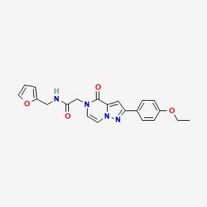 B2782847 2-[2-(4-ethoxyphenyl)-4-oxopyrazolo[1,5-a]pyrazin-5(4H)-yl]-N-(2-furylmethyl)acetamide CAS No. 941938-61-0