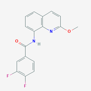 3,4-difluoro-N-(2-methoxyquinolin-8-yl)benzamide