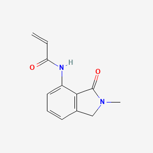 N-(2-Methyl-3-oxo-1H-isoindol-4-yl)prop-2-enamide