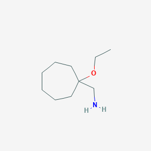 (1-Ethoxycycloheptyl)methanamine