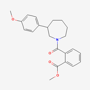Methyl 2-(3-(4-methoxyphenyl)azepane-1-carbonyl)benzoate