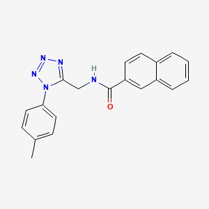 N-((1-(p-tolyl)-1H-tetrazol-5-yl)methyl)-2-naphthamide