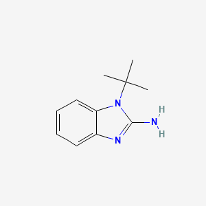 molecular formula C11H15N3 B2783238 1-tert-butyl-1H-1,3-benzodiazol-2-amine CAS No. 35681-38-0