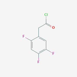 molecular formula C8H4ClF3O B2783241 (2,4,5-Trifluorophenyl)acetyl chloride CAS No. 1176895-65-0