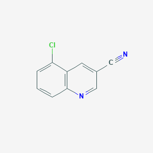molecular formula C10H5ClN2 B2783345 5-Chloroquinoline-3-carbonitrile CAS No. 2102411-05-0