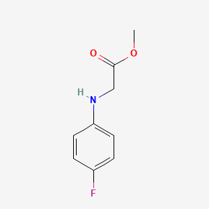 molecular formula C9H10FNO2 B2783356 Methyl 2-[(4-fluorophenyl)amino]acetate CAS No. 131770-97-3