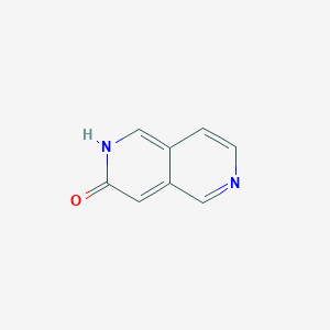 molecular formula C8H6N2O B2783390 2,6-Naphthyridin-3-ol CAS No. 1308285-72-4