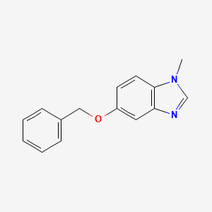 molecular formula C15H14N2O B2783452 5-(Benzyloxy)-1-methyl-1,3-benzodiazole CAS No. 93732-50-4
