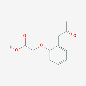 molecular formula C11H12O4 B2783547 2-(2-Oxopropyl)phenoxyacetic acid CAS No. 412962-61-9