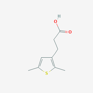 3-(2,5-Dimethylthiophen-3-yl)propanoic acid