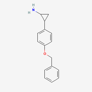Cyclopropanamine, 2-[4-(phenylmethoxy)phenyl]-
