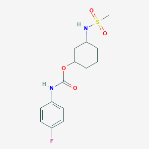 3-(Methylsulfonamido)cyclohexyl (4-fluorophenyl)carbamate