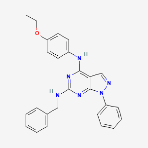 molecular formula C26H24N6O B2783629 N6-benzyl-N4-(4-ethoxyphenyl)-1-phenyl-1H-pyrazolo[3,4-d]pyrimidine-4,6-diamine CAS No. 946289-79-8