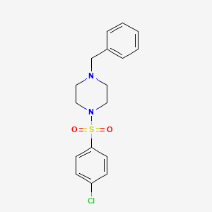4-Chloro-1-((4-benzylpiperazinyl)sulfonyl)benzene