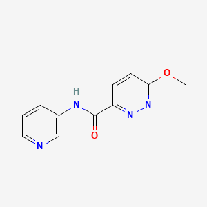 6-methoxy-N-(pyridin-3-yl)pyridazine-3-carboxamide