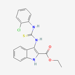 ethyl 3-[(2-chlorophenyl)carbamothioylamino]-1H-indole-2-carboxylate