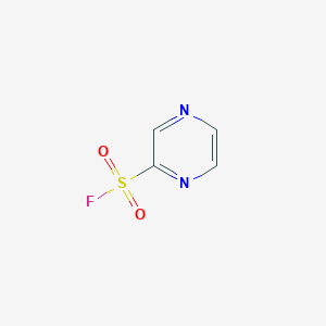 molecular formula C4H3FN2O2S B2783640 Pyrazine-2-sulfonyl fluoride CAS No. 2090368-34-4