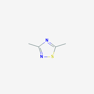 molecular formula C4H6N2S B2783657 Dimethyl-1,2,4-thiadiazole CAS No. 4115-14-4