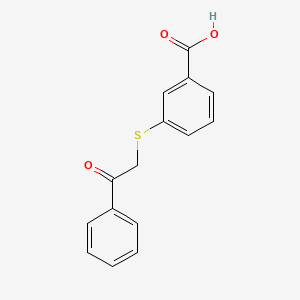 3-(2-Oxo-2-phenylethylthio)benzoic acid