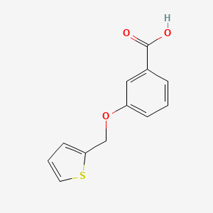 molecular formula C12H10O3S B2783699 3-(Thiophen-2-ylmethoxy)benzoic acid CAS No. 951912-97-3