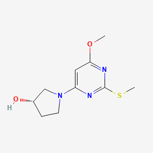 (S)-1-(6-Methoxy-2-(methylthio)pyrimidin-4-yl)pyrrolidin-3-ol