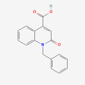 molecular formula C17H13NO3 B2783714 1-Benzyl-2-oxo-1,2-dihydroquinoline-4-carboxylic acid CAS No. 139094-81-8