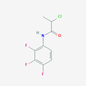 2-chloro-N-(2,3,4-trifluorophenyl)propanamide