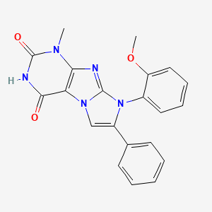 6-(2-Methoxyphenyl)-4-methyl-7-phenylpurino[7,8-a]imidazole-1,3-dione