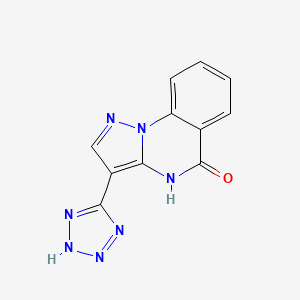 3-(1H-1,2,3,4-tetraazol-5-yl)pyrazolo[1,5-a]quinazolin-5(4H)-one