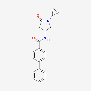 N-(1-cyclopropyl-5-oxopyrrolidin-3-yl)-[1,1'-biphenyl]-4-carboxamide