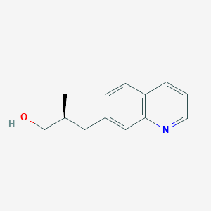 molecular formula C13H15NO B2783763 (2S)-2-Methyl-3-quinolin-7-ylpropan-1-ol CAS No. 2248185-64-8