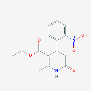 Ethyl 2-methyl-4-(2-nitrophenyl)-6-oxo-1,4,5,6-tetrahydropyridine-3-carboxylate