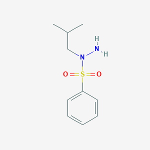 molecular formula C10H16N2O2S B2783827 N-(2-Methylpropyl)benzenesulfonohydrazide CAS No. 2375271-53-5