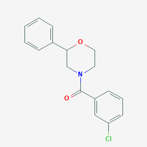 (3-Chlorophenyl)(2-phenylmorpholino)methanone