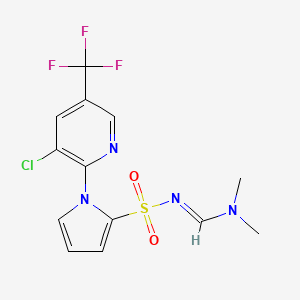 1-[3-chloro-5-(trifluoromethyl)-2-pyridinyl]-N-[(dimethylamino)methylene]-1H-pyrrole-2-sulfonamide