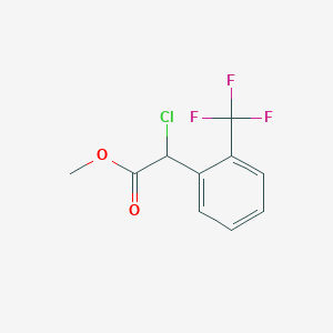 Methyl 2-chloro-2-(2-(trifluoromethyl)phenyl)acetate