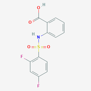 2-[(2,4-difluorophenyl)sulfonylamino]benzoic Acid