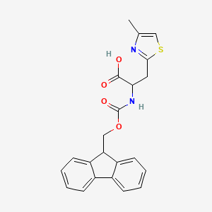 2-((((9H-fluoren-9-yl)methoxy)carbonyl)amino)-3-(4-methylthiazol-2-yl)propanoic acid