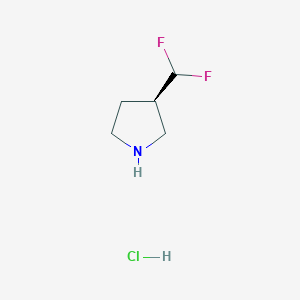(3R)-3-(difluoromethyl)pyrrolidine hydrochloride