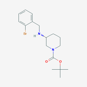 (R)-tert-Butyl 3-(2-bromobenzylamino)piperidine-1-carboxylate