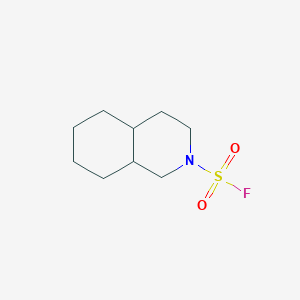 molecular formula C9H16FNO2S B2783865 3,4,4a,5,6,7,8,8a-Octahydro-1H-isoquinoline-2-sulfonyl fluoride CAS No. 2287279-79-0