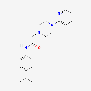molecular formula C20H26N4O B2783877 N-[4-(propan-2-yl)phenyl]-2-[4-(pyridin-2-yl)piperazin-1-yl]acetamide CAS No. 303091-94-3