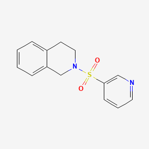 B2783883 2-pyridin-3-ylsulfonyl-3,4-dihydro-1H-isoquinoline CAS No. 900340-77-4