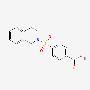 4-((3,4-dihydroisoquinolin-2(1H)-yl)sulfonyl)benzoic acid