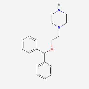 molecular formula C19H24N2O B2783935 1-[2-(Diphenylmethoxy)ethyl]piperazine CAS No. 60703-69-7