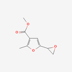 molecular formula C9H10O4 B2783937 Methyl 2-methyl-5-(oxiran-2-yl)furan-3-carboxylate CAS No. 2248412-34-0