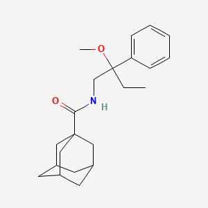 molecular formula C22H31NO2 B2783991 N-(2-methoxy-2-phenylbutyl)adamantane-1-carboxamide CAS No. 1797694-67-7