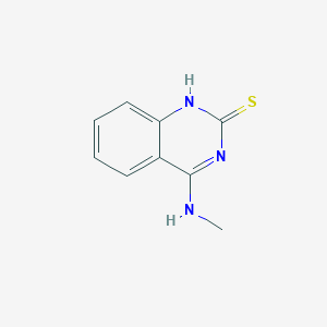 molecular formula C9H9N3S B2784005 4-(Methylamino)quinazoline-2-thiol CAS No. 120394-10-7