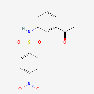 B2784024 N-(3-acetylphenyl)-4-nitrobenzenesulfonamide CAS No. 330978-96-6
